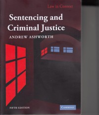 Image of Sentencing and Criminal Justice