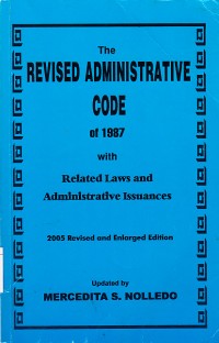 Image of The revised administrative code of 1987 : with related laws and administrative issuances