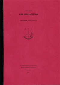Image of Mata diklat pra penuntutan