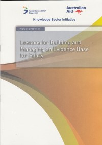 Image of Lessons for Building and Managing an Evidence Base for Policy