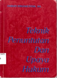 Image of Teknik penuntutan dan upaya hukum