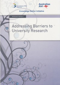 Image of Addressing Barriers to University Research