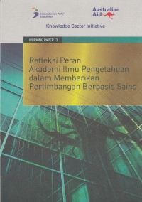 Image of Refleksi Peran Akademi Ilmu Pengetahuan dalam Memberikan Pertimbangan Berbasis Sains