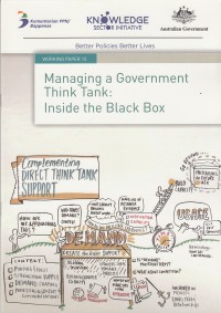 Image of Managing a Government Think Tank : Inside the Black Box
