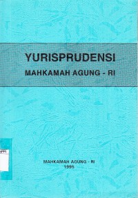 Image of Yurisprudensi Mahkamah Agung - RI Tahun 1995