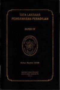 Image of Tata Laksana Pengawasan Peradilan Buku IV