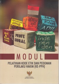 Image of Modul pelatihan kode etik dan pedoman perilaku hakim (KE-PPH)