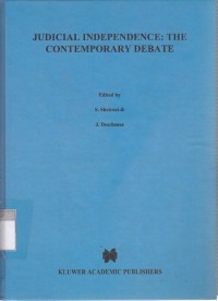 Image of Judical Independence : the contemporary debate