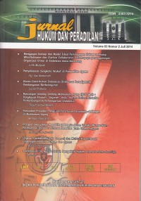 Image of Jurnal hukum dan peradilan Vol. 03 No. 2 Juli 2014