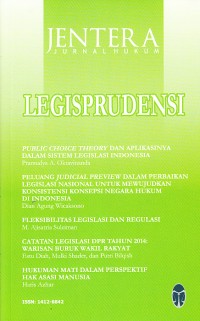 Image of Jentera Jurnal Hukum : Legisprudensi