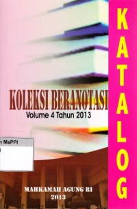 Image of Koleksi Beranotasi : Katalog