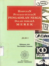Image of Himpunan Putusan-Putusan Pengadilan Niaga dalam Perkara Merek