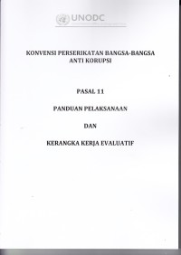 Image of Konvensi Perserikatan Bangsa-Bangsa Anti Korupsi