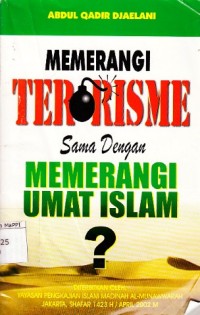 Image of Memerangi Terorisme Sama Dengan Memerangi Umat Islam