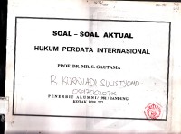 Image of Soal - Soal Aktual Hukum Perdata Internasional