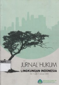 Image of Jurnal Hukum Lingkungan Indonesia Vol. 1 Issue 1, Januari 2014