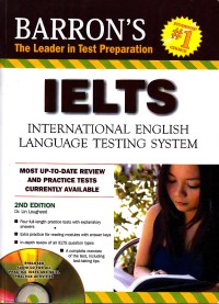 Image of Barron's IELTS Educational Series 2ND Edition