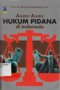 Image of Asas-Asas Hukum Pidana di Indonesia