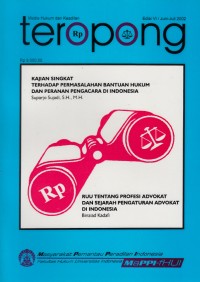 Image of Teropong : media hukum dan keadilan (Vol. III No. 3 Desember 2002)