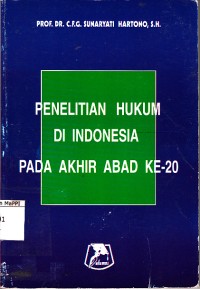Image of Penelitian hukum di Indonesia pada akhir abad ke-20