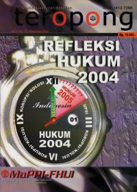 Image of Teropong : media hukum dan keadilan (Vol. III No. 12 Desember 2004)