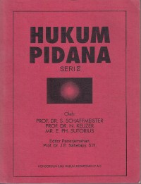 Image of Hukum pidana: kumpulan bahan-bahan pengantar hukum pidana dalam rangka kerjasama hukum Indonesia - Belanda