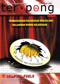 Image of Teropong : media hukum dan keadilan (Vol. IV No. 2 April 2005)