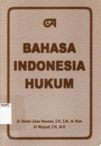 Image of Bahasa Indonesia Hukum