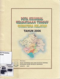 Image of Peta Kriminal Kejaksaan Tinggi Sumatera Selatan Tahun 2006