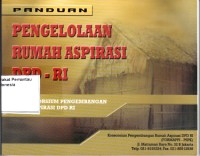 Image of Panduan Pengelolaan Rumah Aspirasi DPD-RI