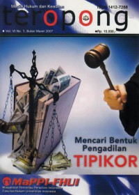 Image of Teropong : media hukum dan keadilan (Vol. VI No. 1 Maret 2007)