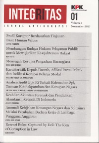 Image of Integritas: jurnal anti korupsi November 2015