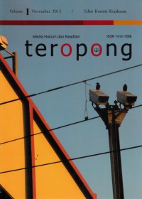 Image of Teropong : media hukum dan keadilan (Vol. 1 November 2013)