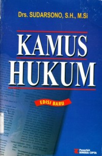 Image of Kamus Hukum