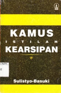 Image of Kamus Istilah Kearsipan