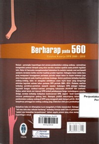 Image of Berharap pada 560: catatan kinerja DPR 2009-2010