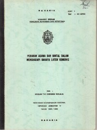 Image of Peranan agama dan bintal dalam menghadapi bahaya laten komunis