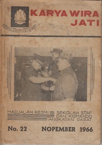 Image of Karya Wira Jati No. 22 Nopember 1966