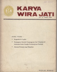 Image of Karya Wira Jati No. 47 Tahun 1980