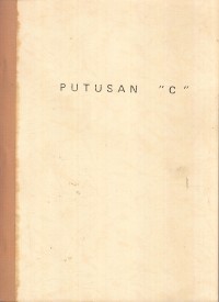 Image of Putusan C: Putusan Pengadilan Negeri Bandung tentang Utang-Piutang Nio Kokeng alias Sukarjo dan Fatimah