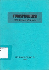 Image of Yurisprudensi Mahkamah Agung RI Tahun 1996