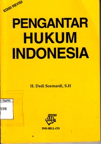 Image of Pengantar hukum indonesia