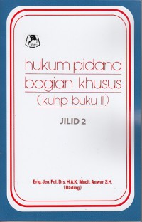 Image of Hukum pidana bagian khusus (khup buku ii) jilid 2