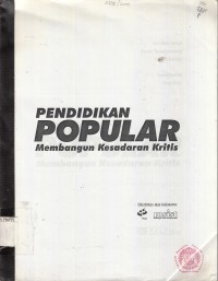 Image of Pendidikan Popular Membangun Kesadaran Kritis
