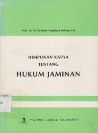 Image of Himpunan karya tentang hukum jaminan