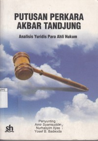 Image of Putusan Perkara Akbar Tandjung : analisis yuridis para ahli hukum