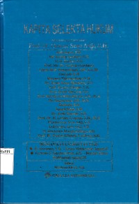 Image of Kapita Selekta Hukum : mengenang almarhum Prof. H. Oemar Seno Adji, S.H.