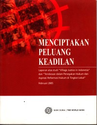 Image of Menciptakan Peluang Keadilan : laporan atas studi 
