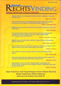 Image of Jurnal rechts vinding: media pembinaan hukum nasional agustus 2014