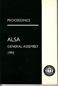 Image of Proceedings: ALSA General Assembly 1995